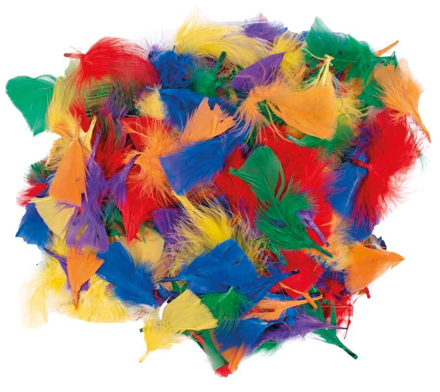 Plumes - 1000 pi&#xE8;ces, paquet mixte multicolore