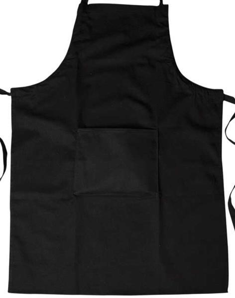 Tablier noir - Tablier de cuisine noir K01 - Taille unique Taille unique  COL_024206 Noir (N0105)