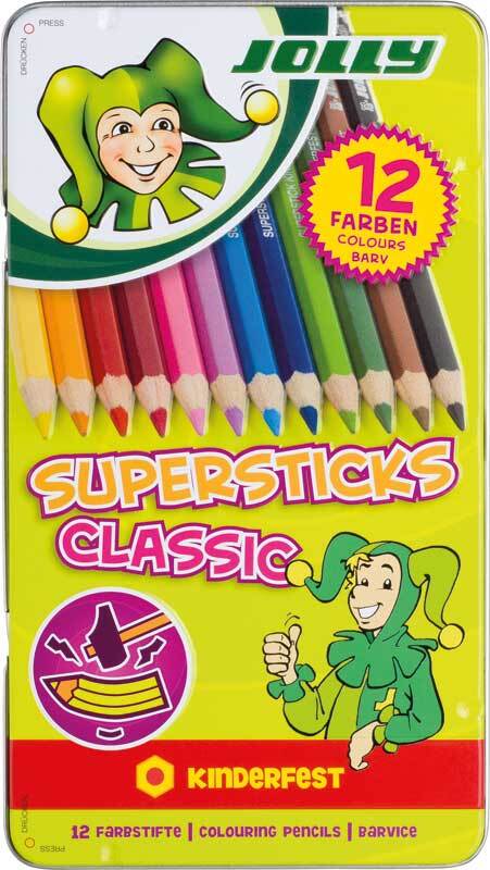 Farbstifte Jolly Supersticks - 12 Farben