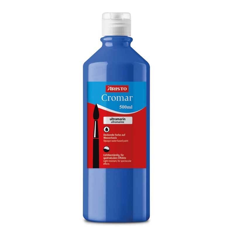 Cromarfarbe Kindermalfarbe Aristo - 500 ml, blau