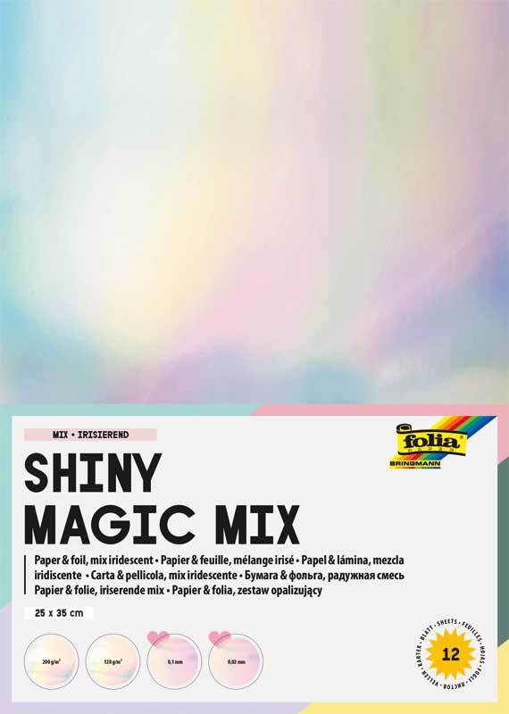 Shiny Mix - 25 x 35 cm, 12 Blatt