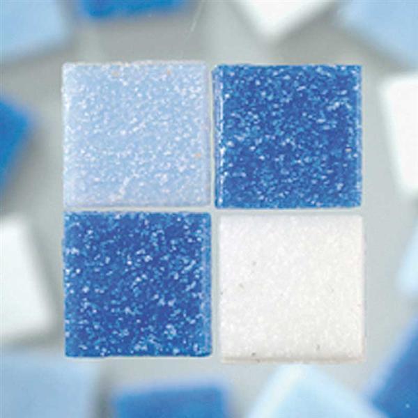 Tesselles émaillées - 200 g, tons bleus