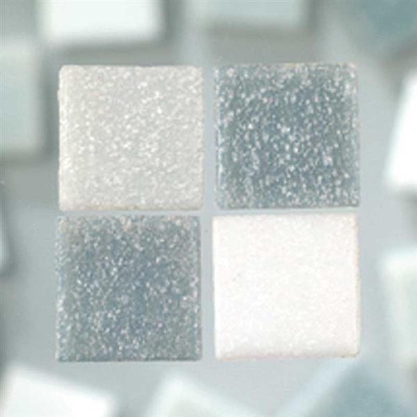 Tesselles émaillées 1000 g - 10 x 10 mm, tons gris